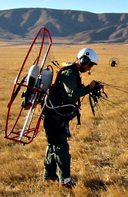 Paragliding over Elings Park