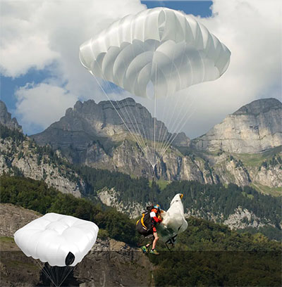 Ozone Angel SQ reserve parachute